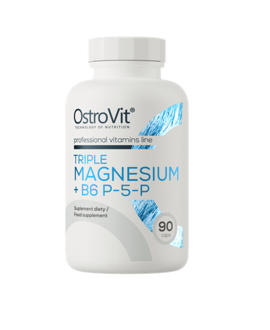 OstroVit Triple Magnesium + B6 P-5-P 90 Capsules